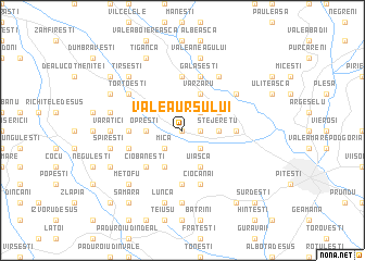 map of Valea Ursului