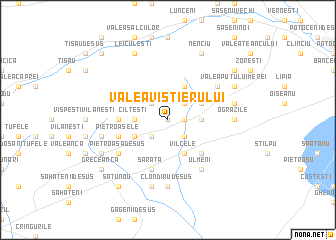 map of Valea Vistierului