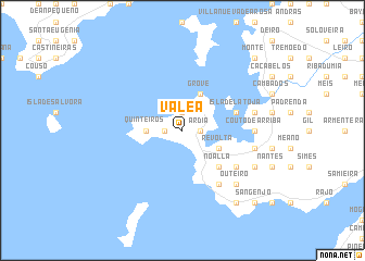 map of Valea