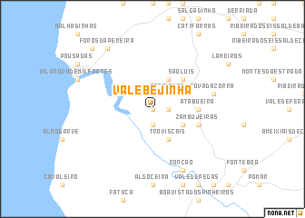 map of Vale Bejinha