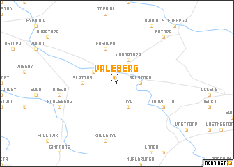 map of Valeberg