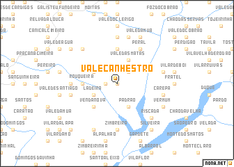 map of Vale Canhestro