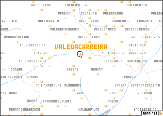 map of Vale da Carreira