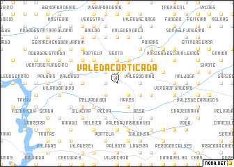 map of Vale da Cortiçada