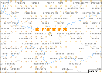 map of Vale da Nogueira