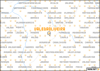 map of Vale da Oliveira