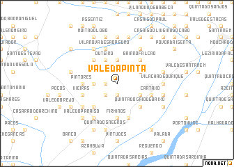 map of Vale da Pinta