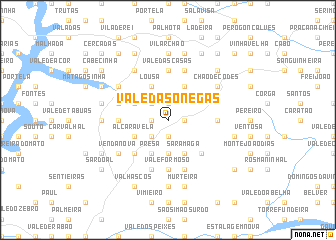 map of Vale das Onegas