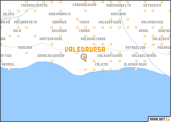 map of Vale da Ursa