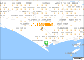 map of Vale da Venda