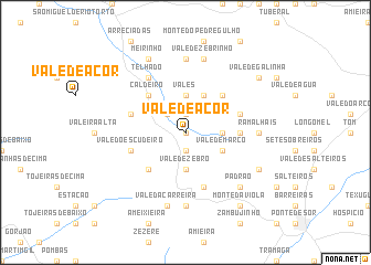 map of Vale de Açor