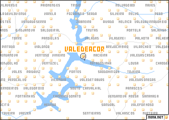 map of Vale de Açor