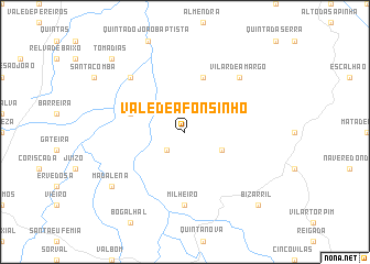 map of Vale de Afonsinho