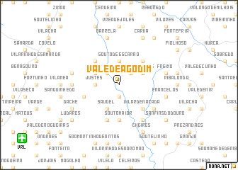 map of Vale de Agodim