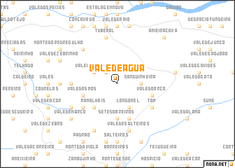 map of Vale de Água