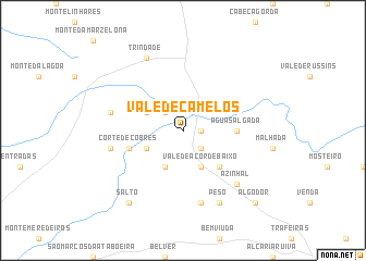 map of Vale de Camelos