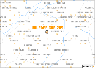 map of Vale de Figueiras