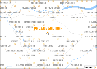 map of Vale de Galinha