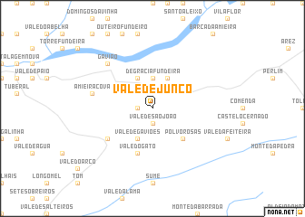 map of Vale de Junco