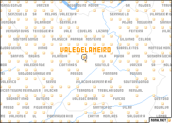 map of Vale de Lameiro