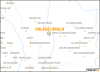 map of Vale de la Mula