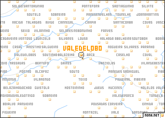 map of Vale de Lobo