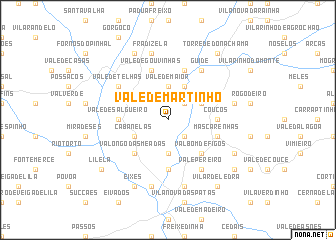 map of Vale de Martinho