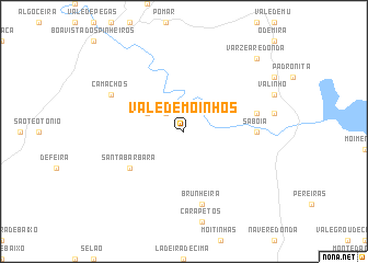 map of Vale de Moinhos