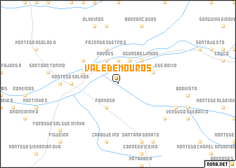 map of Vale de Mouros