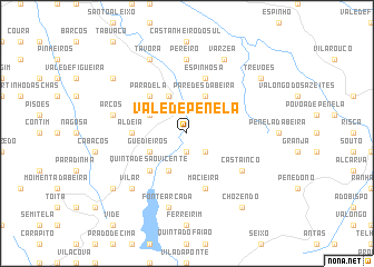 map of Vale de Penela