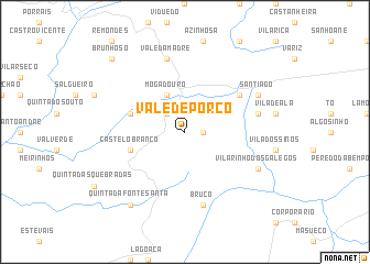 map of Vale de Porco