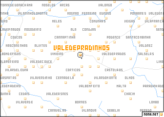 map of Vale de Pradinhos