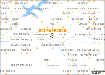 map of Vale de Rabão