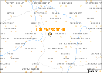 map of Vale de Sancha