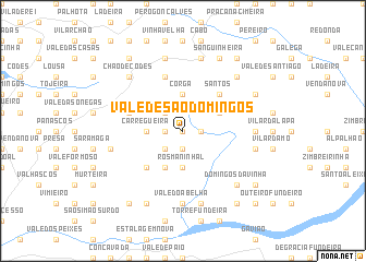 map of Vale de São Domingos