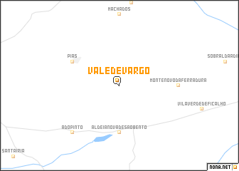 map of Vale de Vargo