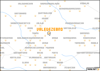 map of Vale de Zebro