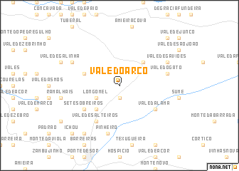 map of Vale do Arco