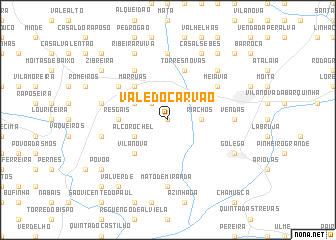 map of Vale do Carvão