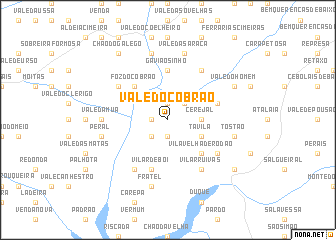 map of Vale do Cobrão