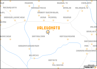 map of Vale do Mato