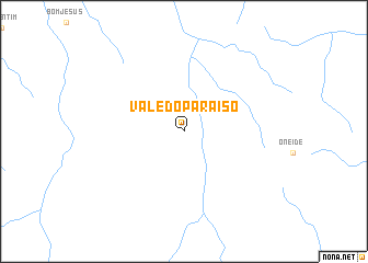map of Vale do Paraíso