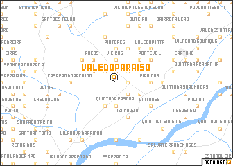 map of Vale do Paraíso