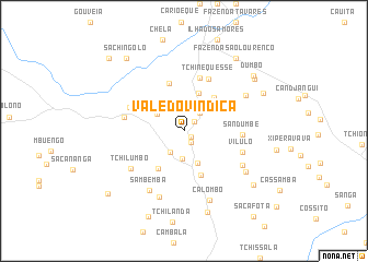 map of Vale do Vindica