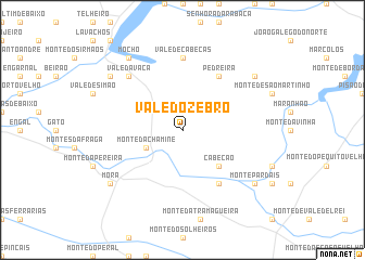 map of Vale do Zebro