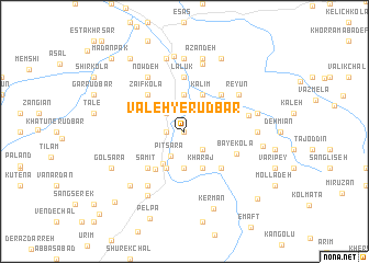 map of Valeh-ye Rūdbār