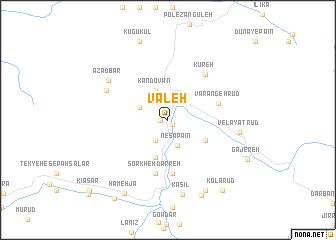 map of Valeh