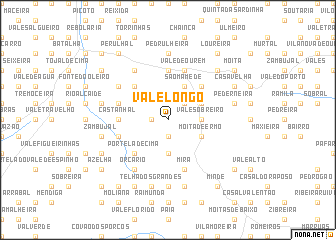 map of Vale Longo