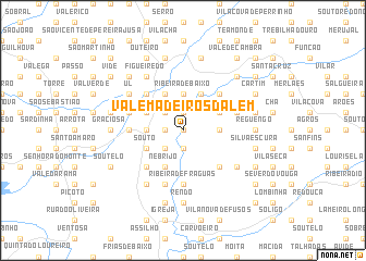 map of Vale Madeiros dʼAlém