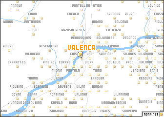 map of Valença